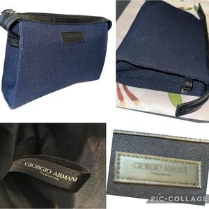 Giorgio Armani makeup toiletry canvas kit